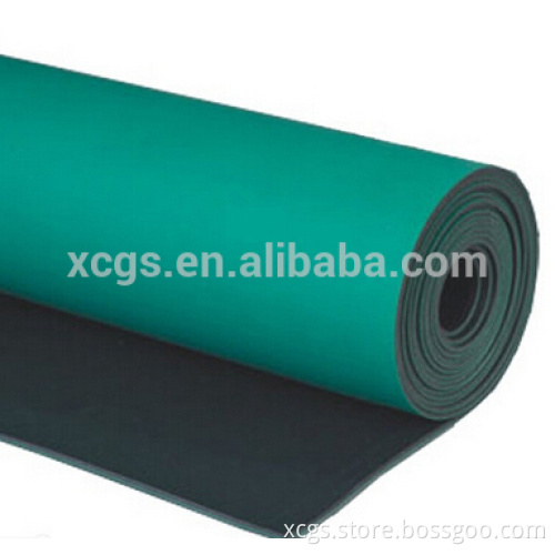 For cleanroom size customized green esd table mat